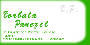 borbala panczel business card